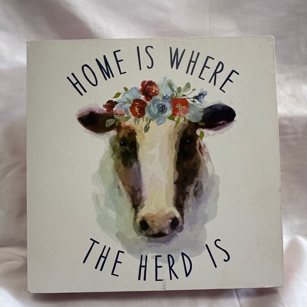 Cow plaque